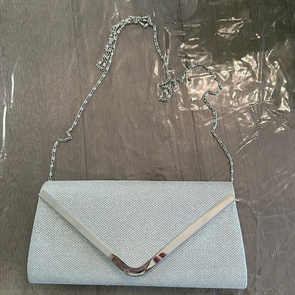 Clutch evening bag.